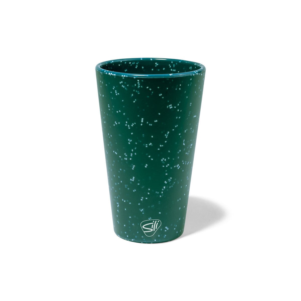 Pint Glass Speckled Green